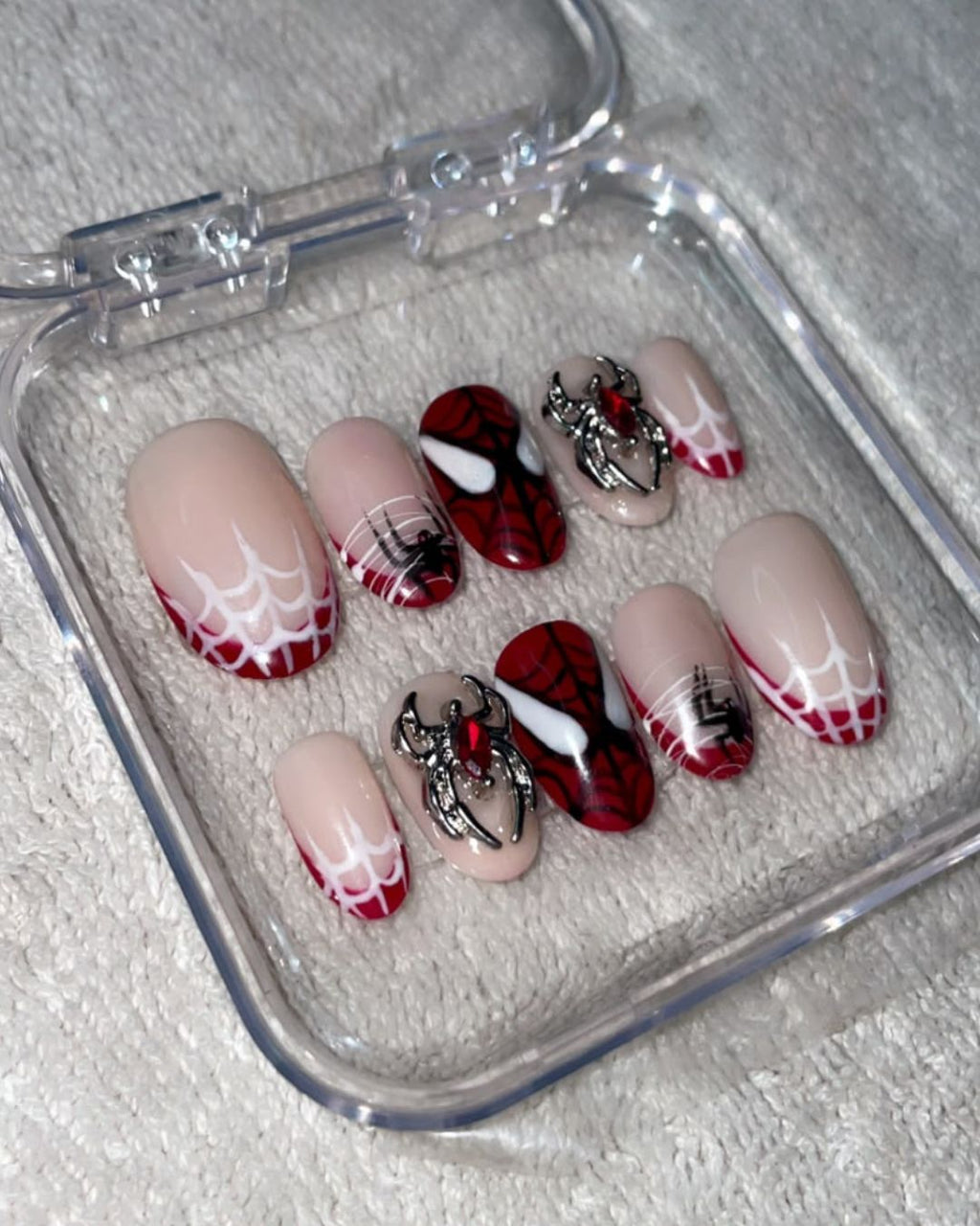 Spider-Man Inspired Premium Press-On Nails