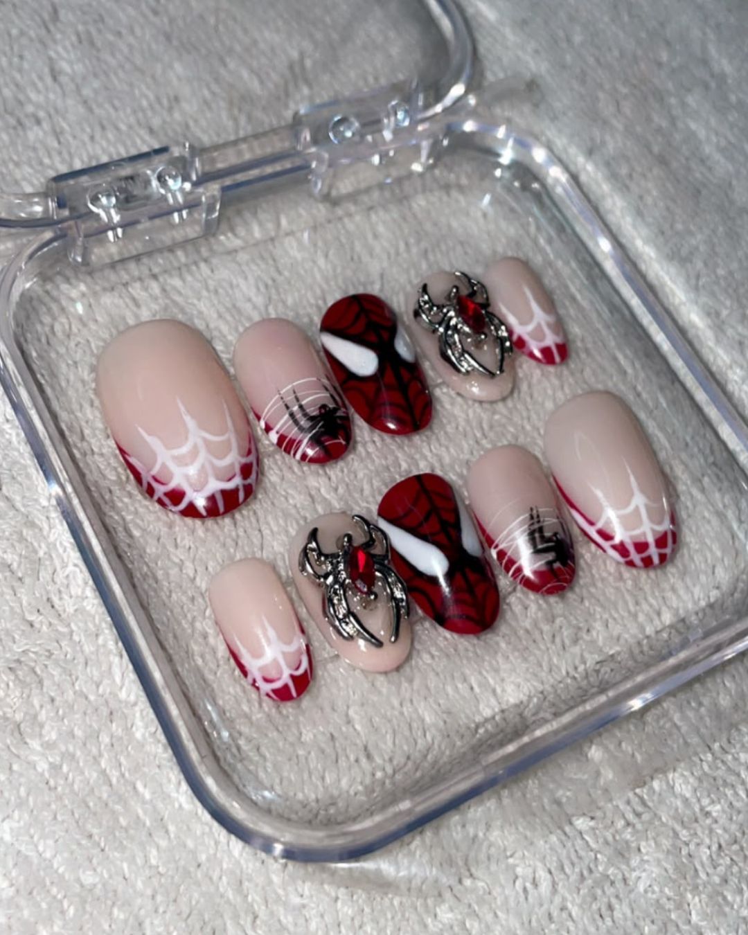 Spider-Man Inspired Premium Press-On Nails