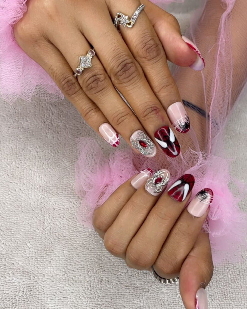 Spider-Man Inspired Premium Press-On Nails