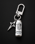 Monster Energy Zero Ultra Star Charm Keychain – Y2K Silver Bag Charm