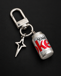 Diet Coke Star Charm Keychain – Y2K Silver Bag Charm