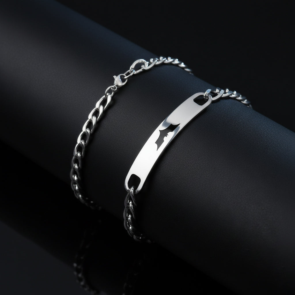 Batman Cat Couple Bracelets