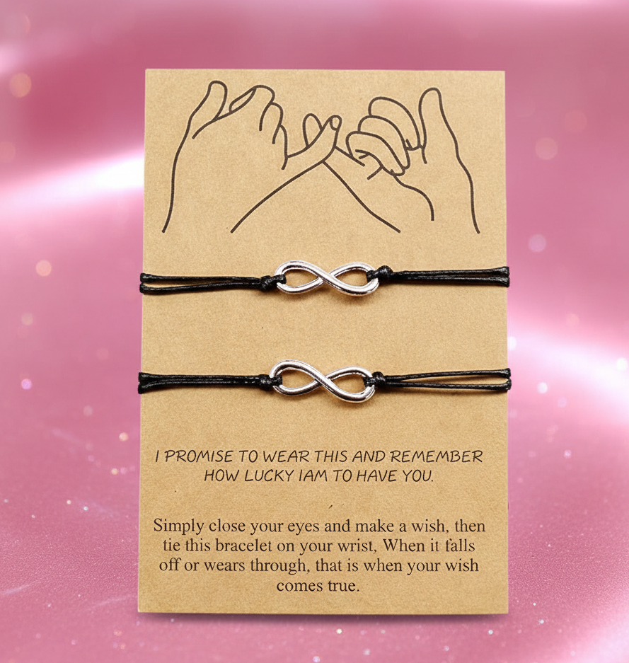 Infinity Promise Couple Bracelets