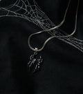 Spider-Man Black Stone Pendant | Miles Morales Inspired Spider Necklace for Men & Women