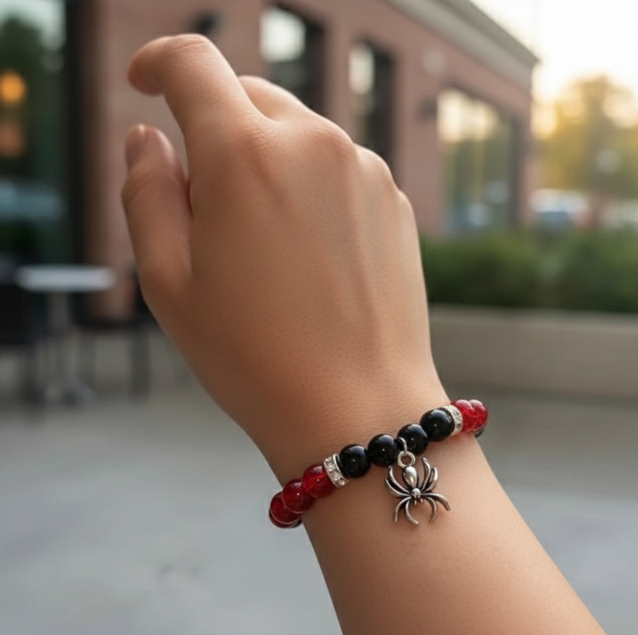 Miles X Gwen Spider Couple Bracelet Set | Spiderman Matching Bracelets for Couples