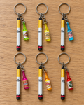 Cigarette-Inspired Matching Keychain – Set of 2 | Couple & BFF Keychains