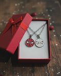 Spider-Man x Spider-Woman Matching Pendant Set | Superhero Couple Necklace & Marvel Fan