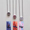 Spider-Verse Trio Pendant Necklace – Miles Morales, Spider-Man & Gwen Stacy