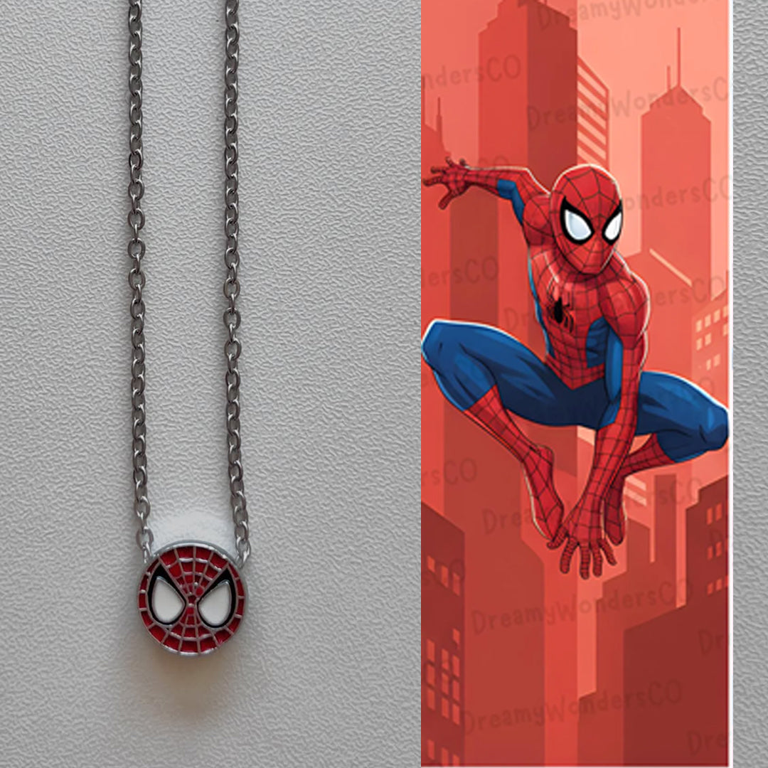 Spider-Verse Trio Pendant Necklace – Miles Morales, Spider-Man & Gwen Stacy