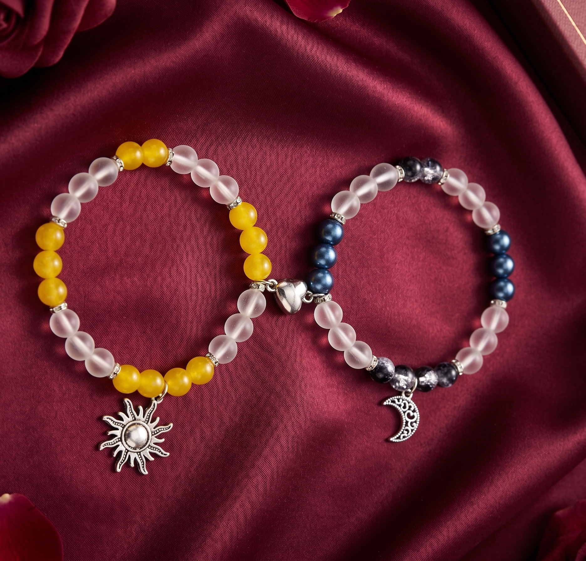 Sun & Moon Couple Matching Bracelets