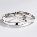 Sun & Moon Silver Matching Couple Rings