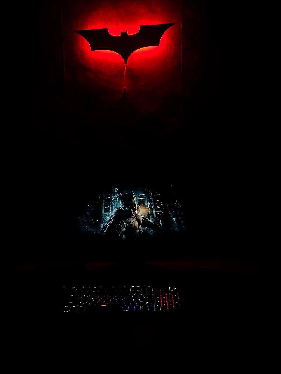 Batman LED Wall Lamp | Superhero Decorative Wall Light for Bedroom, Gaming Room & Home Decor