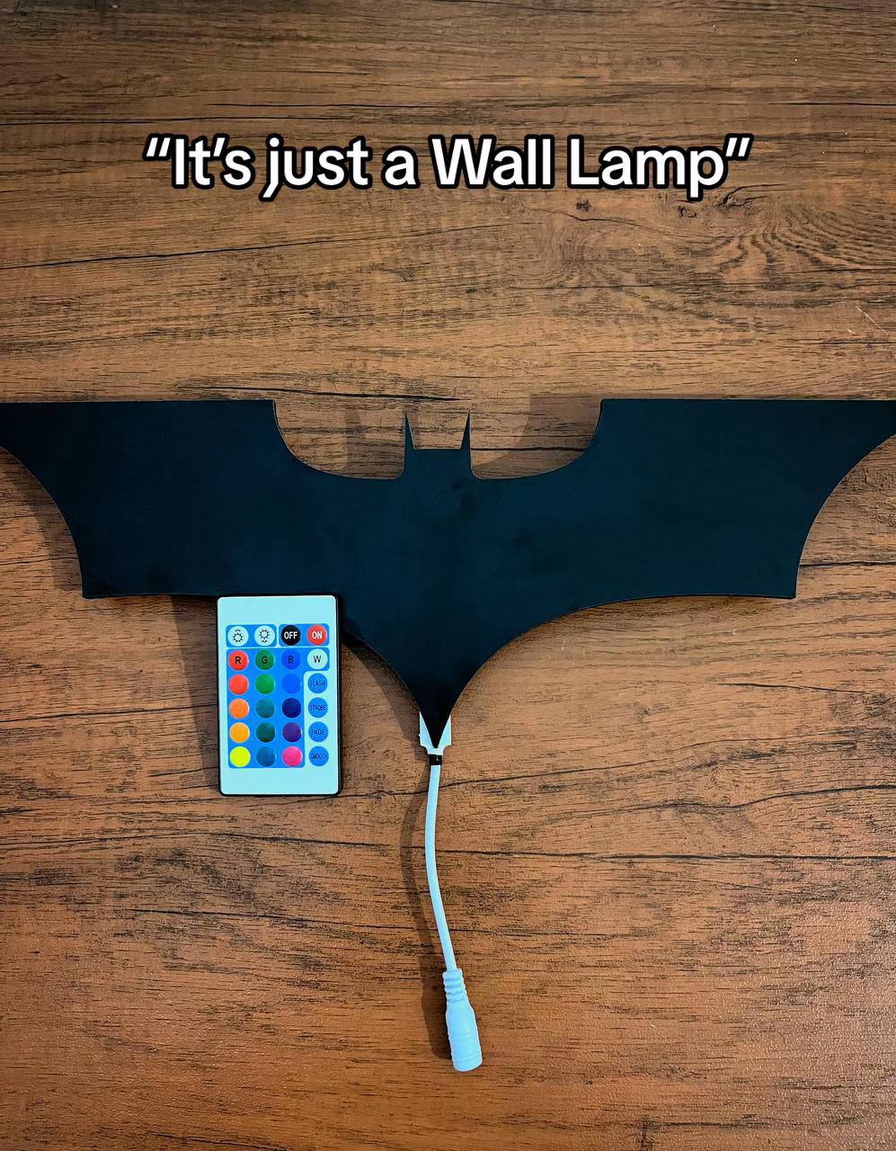 Batman LED Wall Lamp | Superhero Decorative Wall Light for Bedroom, Gaming Room & Home Decor