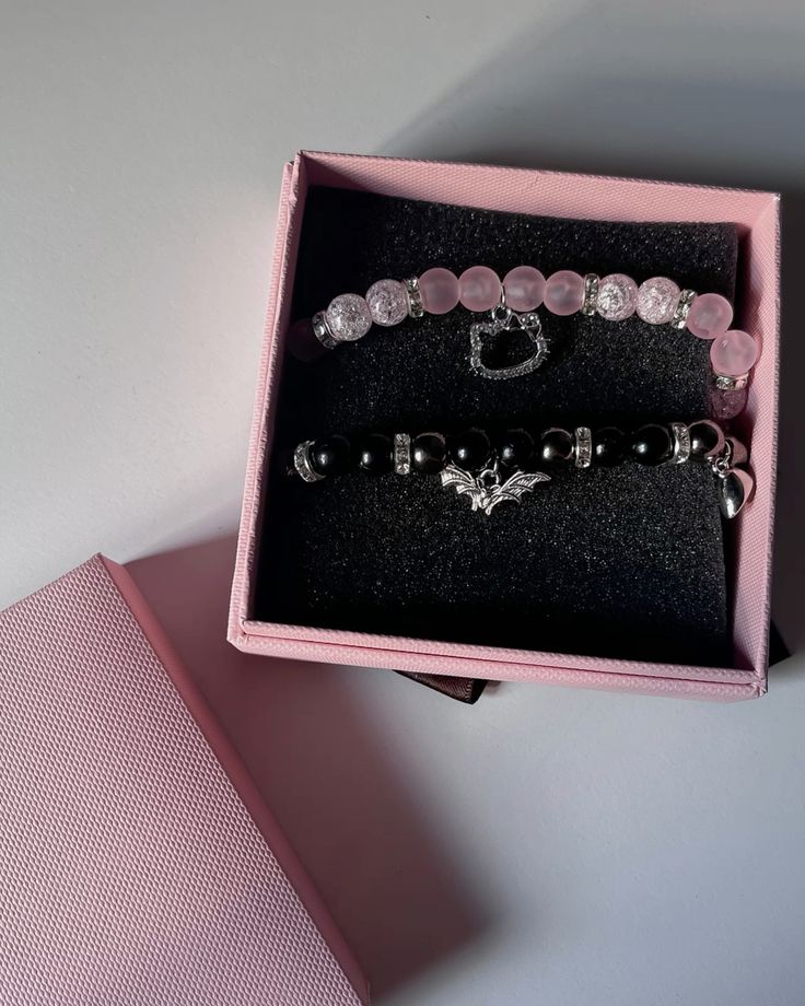 Batman & Hello Kitty Matching Couple Bracelets | Cute Beaded Love Bracelets for Couples – Ashwear